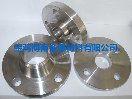 Titanium flange